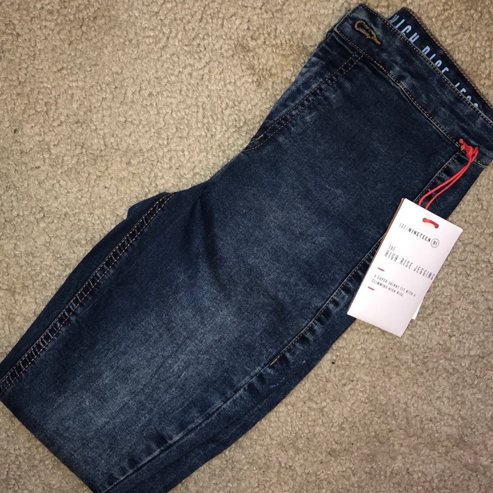 High rise jeggings